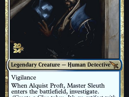 Alquist Proft, Master Sleuth [Murders at Karlov Manor Prerelease Promos] Online Hot Sale