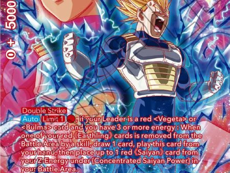 SS2 Vegeta, Charging Rage (SPR) (BT24-013) [Beyond Generations] Fashion