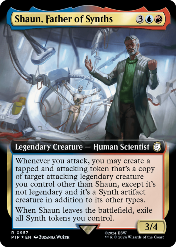 Shaun, Father of Synths (Extended Art) (Surge Foil) [Fallout] For Discount