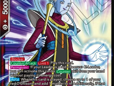 Whis, Toying With a God of Destruction (Zenkai Series Tournament Pack Vol.7) (P-574) [Tournament Promotion Cards] For Cheap