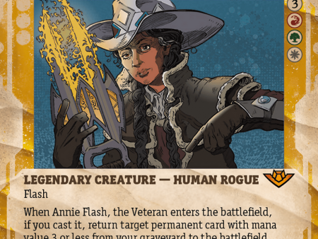 Annie Flash, the Veteran (Showcase) [Outlaws of Thunder Junction] Discount