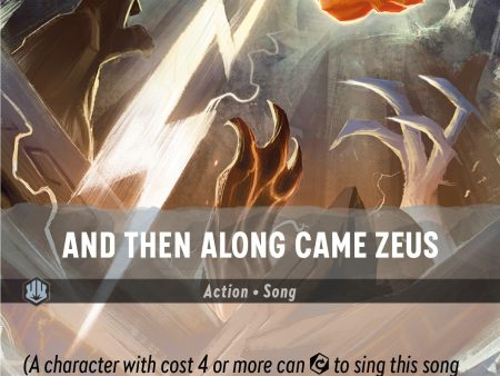 And Then Along Came Zeus (Alternate Art) (222 204) [Into the Inklands] For Sale