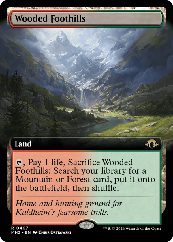 Wooded Foothills (Extended Art) [Modern Horizons 3] Online