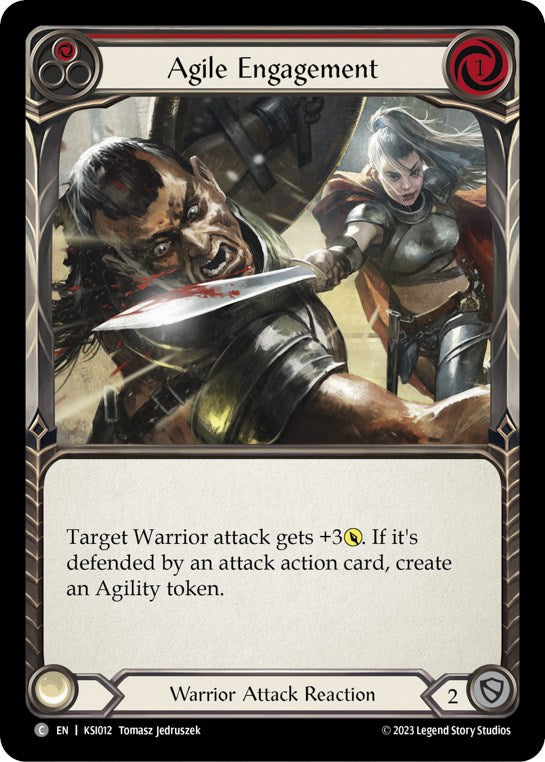 Agile Engagement (Red) [KSI012] (Heavy Hitters Kassai Blitz Deck) Supply