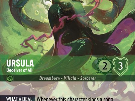 Ursula - Deceiver of All (Alternate Art) (212 204) [Into the Inklands] Discount