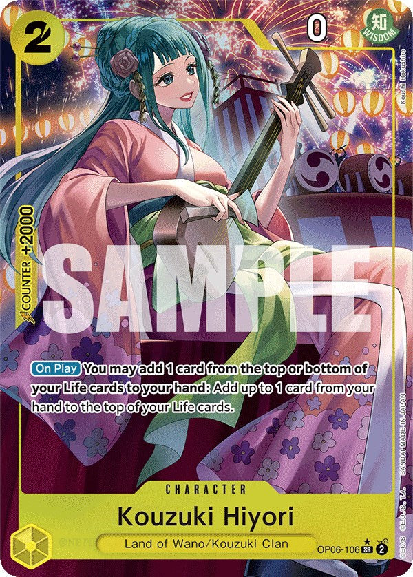 Kouzuki Hiyori (Alternate Art) [Wings of the Captain] Discount