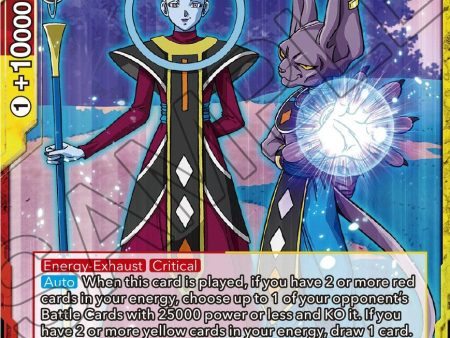 Beerus & Whis, Amusement of the Gods (BT24-131) [Beyond Generations] For Discount