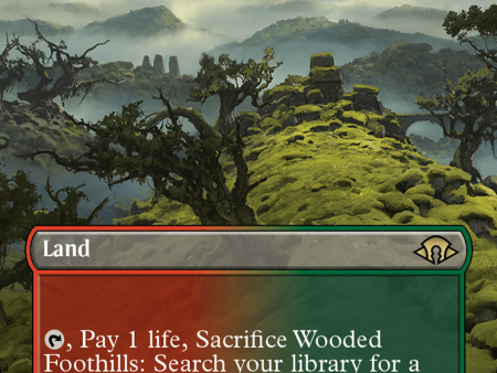 Wooded Foothills (Borderless) [Modern Horizons 3] Sale