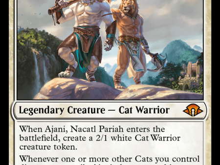 Ajani, Nacatl Pariah    Ajani, Nacatl Avenger [Modern Horizons 3] For Sale