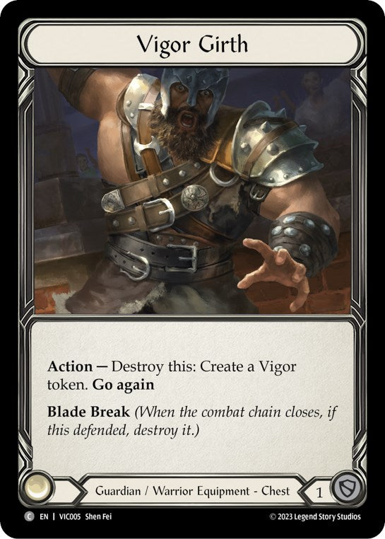 Vigor Girth [VIC005] (Heavy Hitters Victor Blitz Deck) Cheap