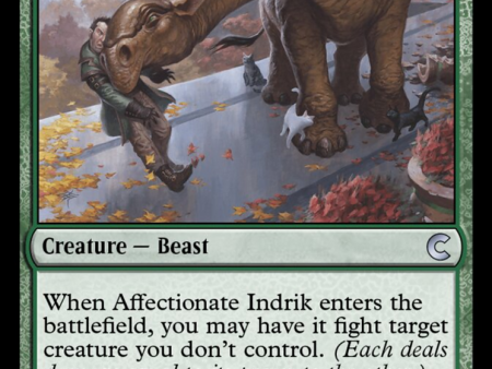 Affectionate Indrik [Ravnica: Clue Edition] For Sale