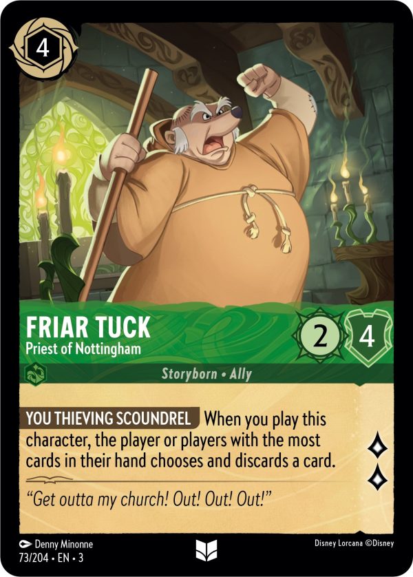 Friar Tuck - Priest of Nottingham (73 204) [Into the Inklands] For Cheap