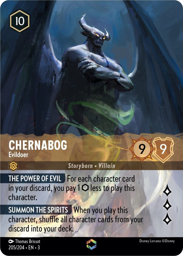 Chernabog - Evildoer (Alternate Art) (205 204) [Into the Inklands] Online now