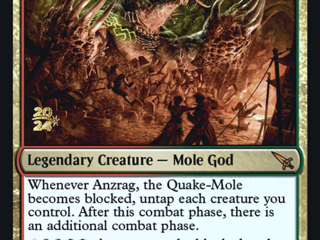 Anzrag, the Quake-Mole [Murders at Karlov Manor Prerelease Promos] Supply