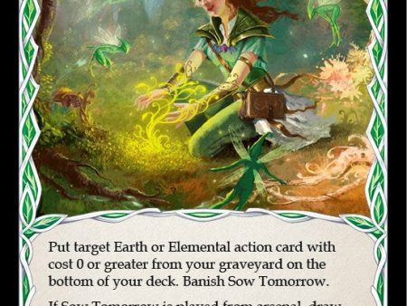 Sow Tomorrow (Red) [BRI020] (Tales of Aria Briar Blitz Deck)  1st Edition Normal Online