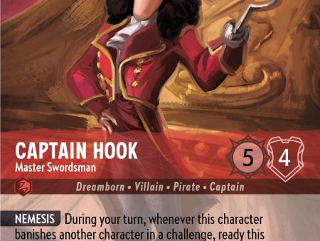 Captain Hook - Master Swordsman (Alternate Art) (214 204) [Into the Inklands] For Cheap