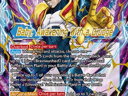 Baby    Baby, Awakening With a Grudge (Giant Card) (BT21-035) [Oversized Cards] Fashion